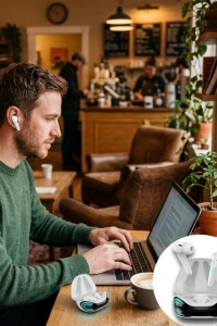 Kablosuz Bluetooth  Kulaklık iPhone 12 iPhone 14 Samsung S22 Redmi Note 11 Uyumlu