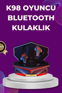 Kablosuz Bluetooth  Kulaklık Led Işıklı