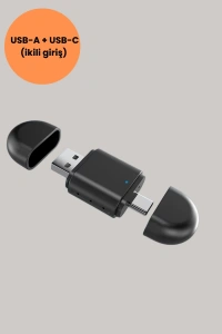 Kablosuz CarPlay ve Android Auto Dönüştürücü – USB-A & Type-C Girişli Akıllı Adaptör