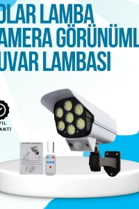 Kablosuz, Güneş Paneliyle Şarj Olan Dış Mekan Lambası – 8-10 Saat Aydınlatma Süresi