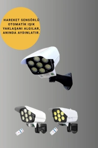 Kablosuz, Güneş Paneliyle Şarj Olan Dış Mekan Lambası – 8-10 Saat Aydınlatma Süresi