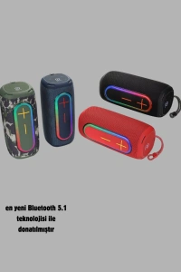 Kablosuz Hoparlör – Bluetooth 5.1, Güçlü Bas ve 10 Metre Menzil