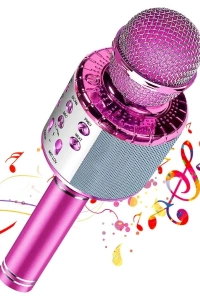 Kablosuz Hoparlörlü Bluetooth Karaoke Mikrofonu