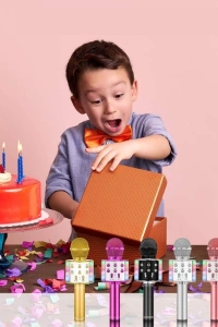 Kablosuz Hoparlörlü Bluetooth Karaoke Mikrofonu