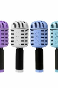 Kablosuz Hoparlörlü Karaoke Mikrofonu