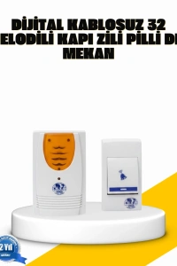 Kablosuz Kapı Zili Kolay Kurulumlu Modern Kullanım