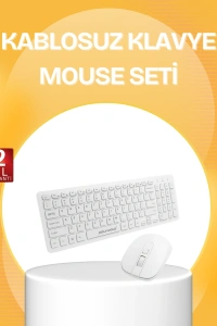 Kablosuz Klavye Mouse Takımı - Ergonomik, Sessiz ve Enerji Tasarruflu