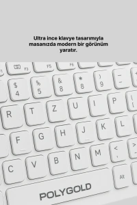 Kablosuz Klavye Mouse Takımı - Ergonomik, Sessiz ve Enerji Tasarruflu
