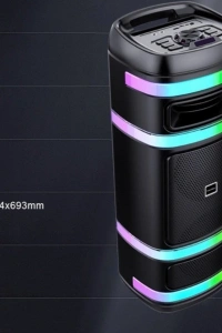 Kablosuz Mikrofonlu Hoparlör - Party Box Speaker