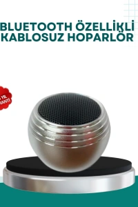 Kablosuz Mini Hoparlör Şarjlı TWS Destekli Kompakt Ses Sistemi