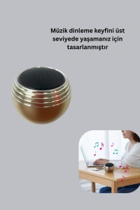 Kablosuz Mini Hoparlör Şarjlı TWS Destekli Kompakt Ses Sistemi