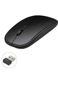 Kablosuz Mouse Fare Şarjlı Bluetooth Wireless Çift Modlu Sessiz