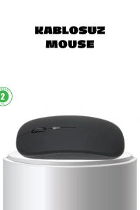 Kablosuz  Mouse –  Gelişmiş Optik Sensör, Profesyonel ve Oyun Kullanımına Uygun