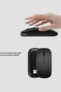 Kablosuz  Mouse –  Gelişmiş Optik Sensör, Profesyonel ve Oyun Kullanımına Uygun