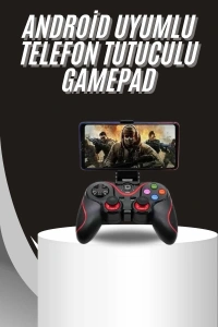 Kablosuz Oyun Kolu Bluetooth Joystick Gamepad Android Uyumlu