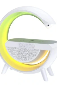 Kablosuz Şarj Standlı RGB Hoparlör