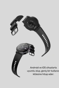 Kablosuz Şarjlı Bluetooth Görüşmeli Akıllı Saat – Android & iOS Uyumlu