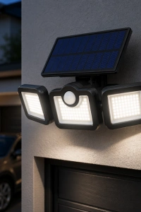 Kablosuz Solar Projektör Hareket Sensörlü Dış Cephe Lambası