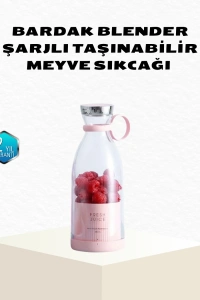 Kablosuz Taşınabilir Mini Blender – USB Şarjlı, 1200mAh