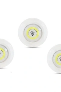 Kablosuz Uzaktan Kumandalı 3lü Led Lamba Seti