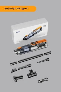 Kablosuz Vakumlu El Süpürgesi Güçlü Performans Çok Amaçlı