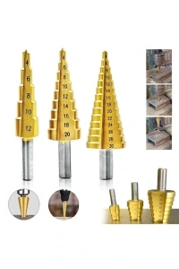 Kademeli Matkap Ucu Sac Delme Panç Seti