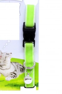 Kadife Dokulu Ayarlanabilir Çıngıraklı Kedi Tasması