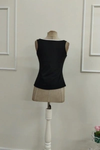 Kadın Askılı Kalp V Yakalı Dalgıç Bluz