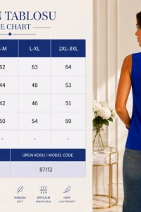 Kadın Askılı V Yaka Kuş Gözü Detaylı Viskon Bluz
