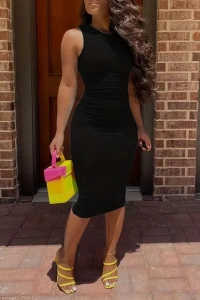 Kadın Bodycon Midi Boy Dalgıç Elbise