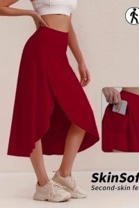 Kadın Cep Detay Taytlı Sandy Etek