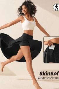 Kadın Cep Detay Taytlı Sandy Etek