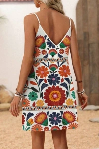 Kadın Ip Askılı V Yakalı Süprem Elbise