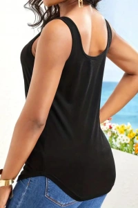 Kadın önden çapraz Detay şerit Askılı Viskon Bluz