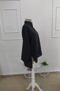 Kadın Truvakar Kollu Yakalı önden Düğmeli Gömlek