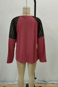 Kadın Uzun Kollu Yakadan Fermuarlı Viskon Bluz