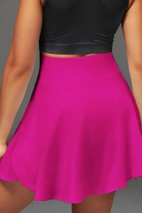 Kadın Yüksek Bel Cepli Sandy Short Etek