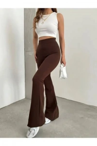 Kadın Yüksek Bel Ispanyol Paça Tayt