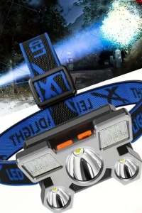 Kafa Lambası Hafif ve Esnek Çift Anahtarlı Far Led Işık