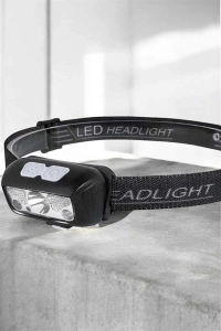 Kafa Lambası Kamp Lambası Sensörlü Şarjlı Ayarlanabilir