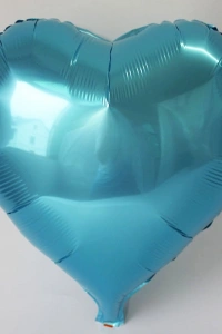 Kalp Folyo Balon Açık Mavi 45 cm 18 inç