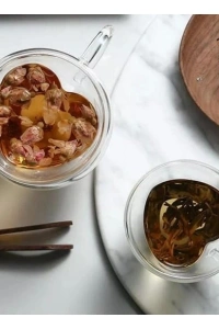 Kalp Şeklinde Cam Bardak