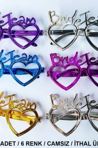 Kalpli Bride Team Gözlük Seti 6 Renk