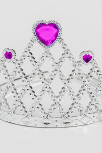 Kalpli Prenses Tacı Fuşya