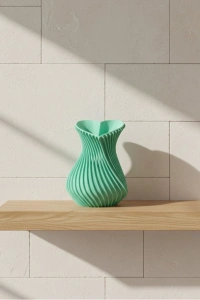 KALPLİ VAZO TURKUAZ