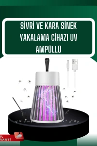 Kamp ve Bahçe İçin Şarjlı Böcek Kovucu Lamba