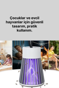 Kamp ve Bahçe İçin Şarjlı Böcek Kovucu Lamba