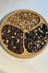 Kapaklı 3 Bölmeli Çerezlik