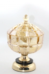 Kapaklı Cam Şekerlik Model 2