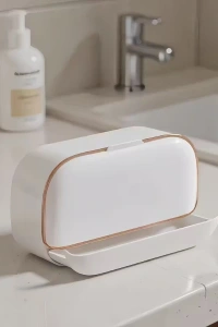 Kapaklı Ve Drenaj Bölmeli Duvara Monte Sabunluk